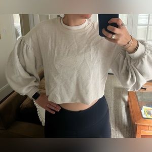 Free People Cropped Sweater
